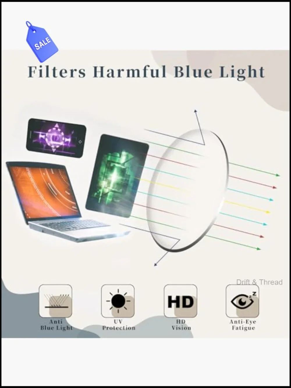 Trendy Cat Eye Blue Light Blocking Glasses for Women - Full Rim, Clear Lenses,